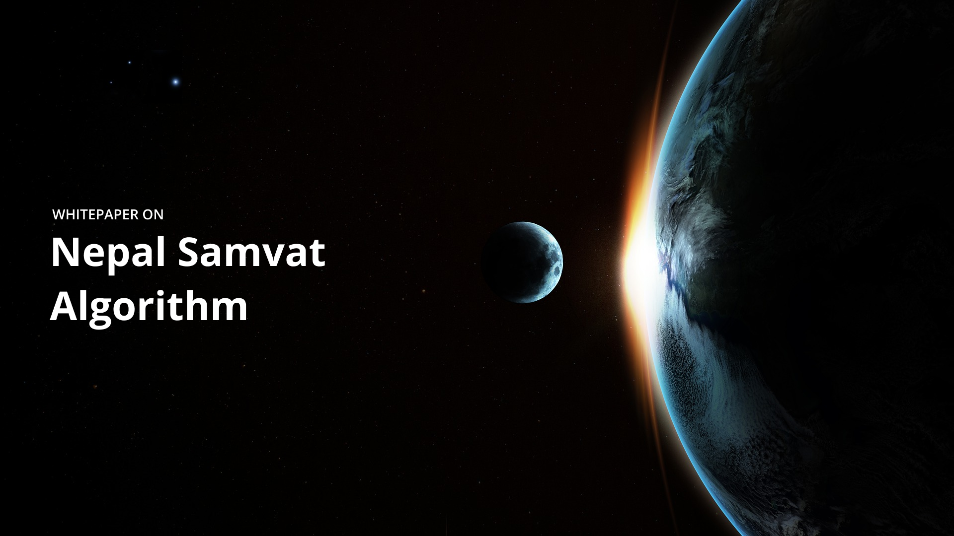 White paper on Nepal Samvat